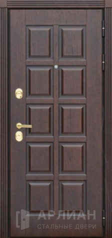 Фото «Дверь в квартиру металлическая внутри светло коричневый МДФ №50»